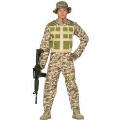 Carnaval/feest leger soldaten/militairen verkleed outfit carnaval her