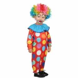 Clown outfit carnaval kleine kinderen