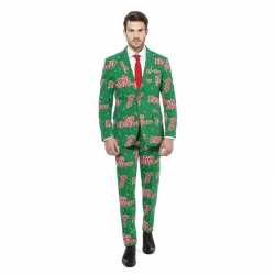Compleet outfit groenkerst print