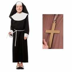 Compleet religieus nonnen outfit carnaval meisjes