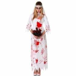 Halloween dode bruid outfit carnaval dames