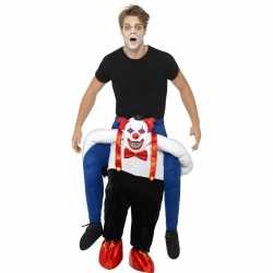 Instapoutfit enge horror clown carnaval volwassenen