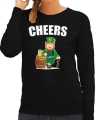 Cheers st patricks day sweater outfit zwart dames