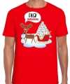 F ck coronavirus fout kerstshirt outfit rood carnaval heren