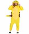Geel hamster outfit carnaval volwassenen
