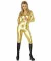 Goud bling bling outfit carnaval dames