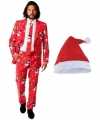 Heren oppooutfits kerst outfit roodkerstmuts maat 54 2xl