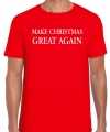 Make christmas great again kerst t shirt kerst outfit rood carnaval heren