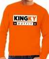 Oranje kingky outfit sweater carnaval heren