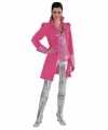 Outfit jas roze carnaval vrouwen