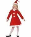 Rood kerst outfit meiden