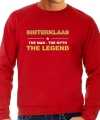 Sinterklaas sweater outfit the man the myth the legend rood carnaval heren